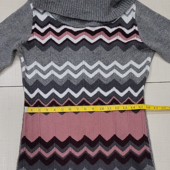 BCBGMaxAzria - Cowl Neck Sweater Dress - Picture 8 of 10